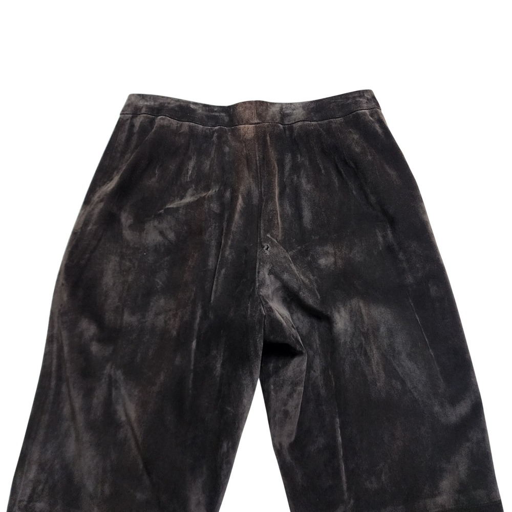 Carlisle Womens Vintage Calf Suede‎ Leather Pants Size 8 Straight Leg High Rise - Picture 4 of 15